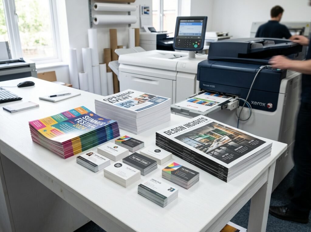 Digital printing - brochures, business cards and magazines